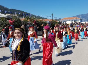 25th March parade in Vathy, Ithaca